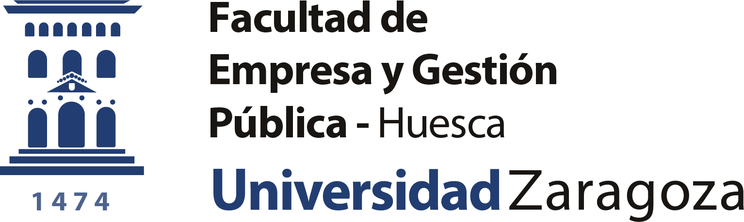 Logo Facultad de Empresa y Gestión Pública, Huesca