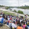 La visita geológica al Ebro con 150 niños incide en que el agua es un recurso limitado que debemos conservar