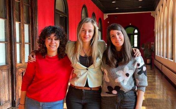 Alicia Otero, María Mateo y Andrea Ariño 
