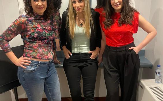 Alicia Otero, María Mateo y Andrea Ariño 