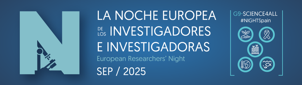 Imagen decorativa Noche Europea de los Investigadores e Investigadoras. Septiembre 2025