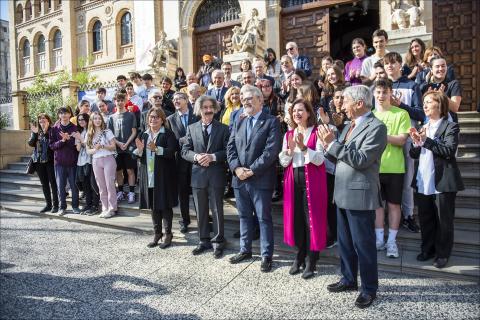 Comienzan los actos de conmemoración del centenario de la visita de Einstein a Zaragoza Comienzan los actos de conmemoración del centenario de la visita de Einstein a Zaragoza