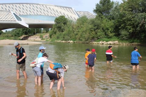 150 niños de 6º de Primaria participarán mañana en una visita geológica al río Ebro, con motivo del Día Mundial de los Océanos