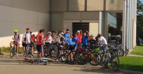 EStudiantes de Ciencias del Deporte en El Campus de Huesca